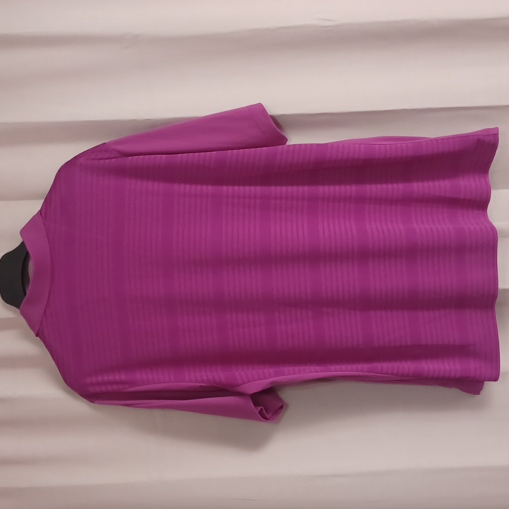 Antigua XXL Purple Short Sleeve Polo Shirt - Picture 10 of 14